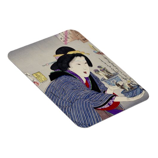 Het kijken alsof ze wil veranderen: het uiterlijk magneet (Rechterzijde)