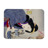 Het kijken alsof ze wil veranderen: het uiterlijk magneet (Horizontaal)