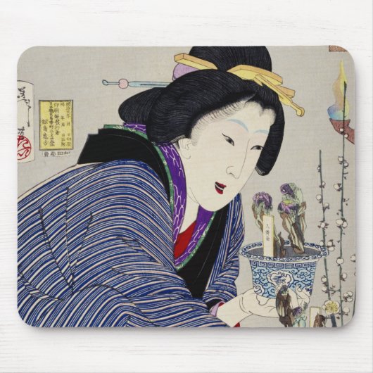 Het kijken alsof ze wil veranderen: Het uiterlijk Muismat (Voorkant)