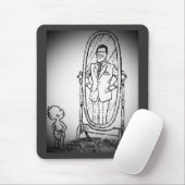 Het kijken in de Spiegel Muismat (Met muis)