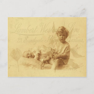 Het kijken na het Briefkaart van het Baby