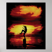 Het Kind Crane Kick Karate Poster (Voorkant)