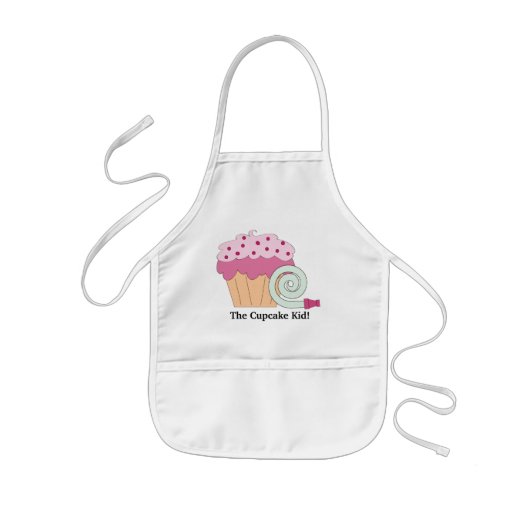 Het Kind Cupcake-platform Kinder Schort (Voorkant)