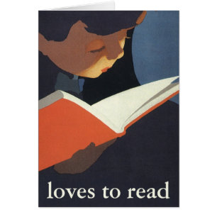 Het  Kind dat een Boek van de Bibliotheek leest