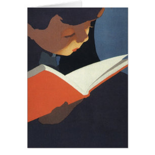 Het  Kind dat een Boek van de Bibliotheek leest