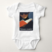 Het Kind dat een Boek van de Bibliotheek leest Romper (Voorkant)