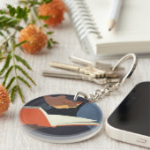 Het Kind dat een Boek van de Bibliotheek leest Sleutelhanger (Voorkant Rechts)