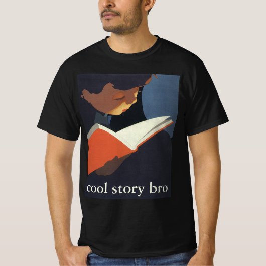 Het Kind dat een Boek van de Bibliotheek leest T-shirt (Voorkant)