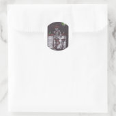 Het Kind houdt de sticker (Tas)