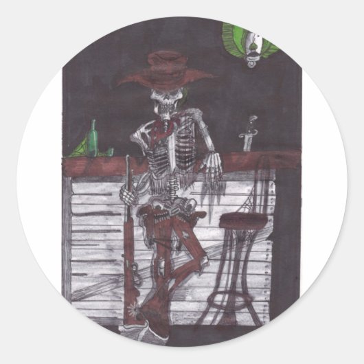 Het Kind houdt de sticker (Voorkant)