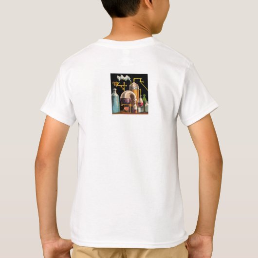 Het Kind T-Shirt van de alchemist Mad Scientist (Achterkant)