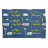 Het Kind van de Campers van de Vijftig Retro Kussensloop (Voorkant)