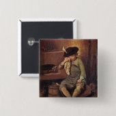 Het kind van de sterling vierkante button 5,1 cm (Voorkant /achterkant)