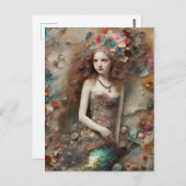 Het kind van de zeemeermin briefkaart (Voorkant / Achterkant)