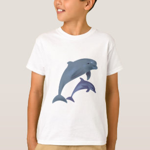 Het kinder shirt van dolfijnen