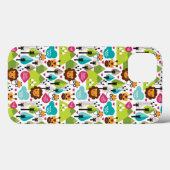 het kinder vrijetijdsgewin retro - safari Case-Mate iPhone case (Achterkant (horizontaal))