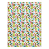 het kinder vrijetijdsgewin retro - safari tafelkleed (Voorkant)