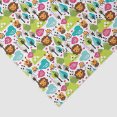 het kinder vrijetijdsgewin retro - safari tissuepapier (Detail)