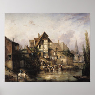 Het kinderhuis Murs Poster