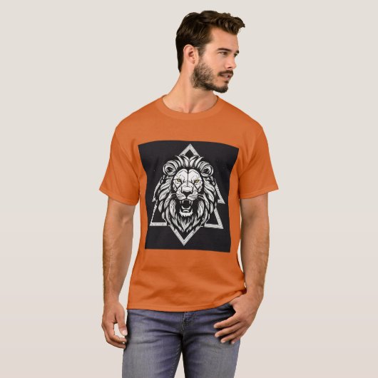 Het king design t-shirt (Voorkant volledig)