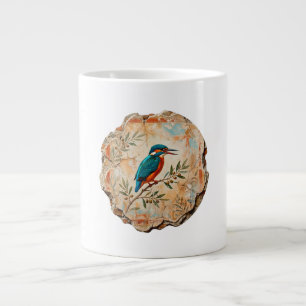 Het Kingfisher Fragment: Pompei's Azuurblauwe Bood Extra Grote Beker