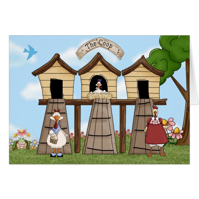 Het kippenhok (Voorkant Horizontaal)