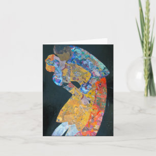 Het Kiss-Using Klimt's artwork Wenskaart Kaart