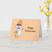 (Het klantgerichte) Varken van het spook Kaart (Gele Bloem)