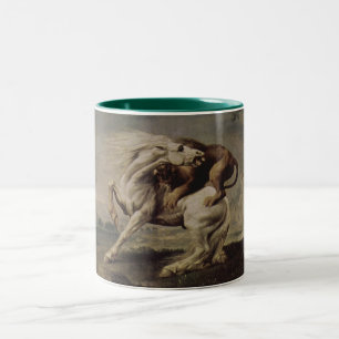 HET KLASSIEKE HORSE Collectie Tweekleurige Koffiemok