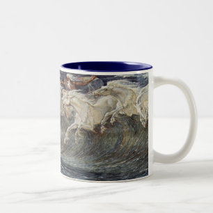 HET KLASSIEKE HORSE Collectie Tweekleurige Koffiemok