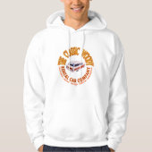 Het klassieke houtachtige autoverhuurbedrijf Logo  Hoodie (Voorkant)