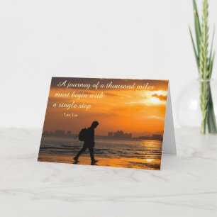 Het klassieke Lao Citaat van de Reis Tzu Kaart