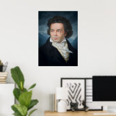 Het klassieke portret van Beethoven Poster (Thuiskantoor)