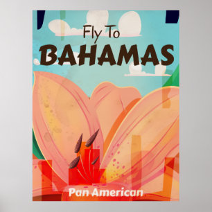 Het klassieke poster van de Bahamas