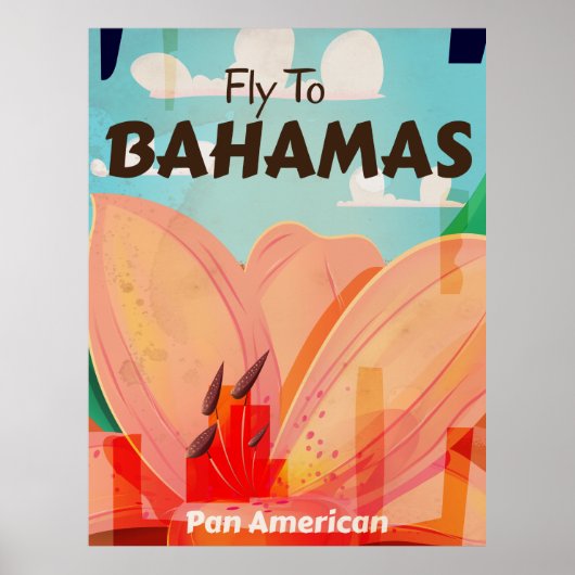 Het klassieke poster van de Bahamas (Voorkant)