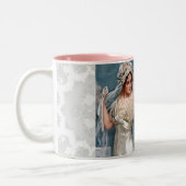 Het kleden van de bride tweekleurige koffiemok (Links)