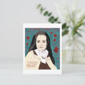 Het kleine bloem briefkaart (Staand voorkant)