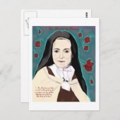 Het kleine bloem briefkaart (Voorkant / Achterkant)