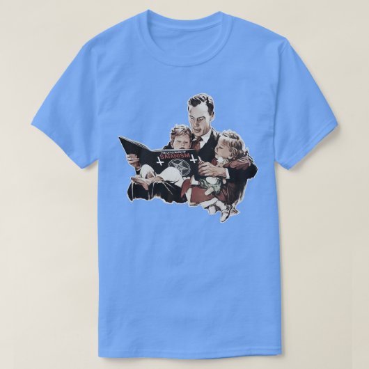 Het kleine boek van het satanisme t-shirt (Design voorkant)