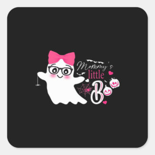 Het kleine boek van mama Halloween Vierkante Sticker