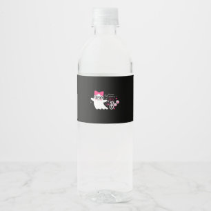 Het kleine boek van mama Halloween Waterfles Etiket