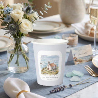 Het Kleine Kapelletje Bij De Zee Trouwen Papieren Bekers