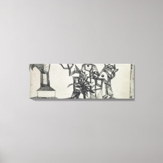 Het kleine kasteel in de lucht, 1915 canvas afdruk