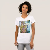 Het kleine Mermaid kunstvrouwtje T-shirt (Voorkant volledig)