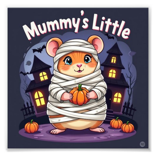 Het kleine monster van mama foto afdruk (Voorkant)