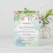 Het kleine Wildbloem is onderweg het menu Baby sho (Staand voorkant)