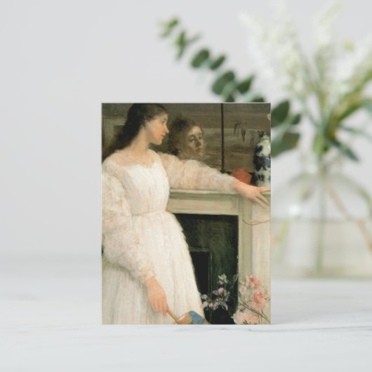 Het kleine witte meisje; Symfonie in het wit, nr. Briefkaart (Staand voorkant)