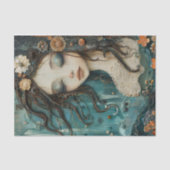 HET KLEINE ZEEMEERMIN-WEEFSELPAPIER TISSUEPAPIER (Voorkant)