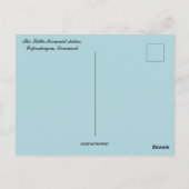 Het kleine zeemeerminstbeeld in Kopenhagen Denemar Briefkaart (Achterkant)