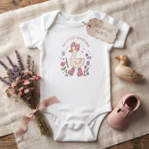 Het Kleinste Avontuurster Cute Eend Baby Rompertje